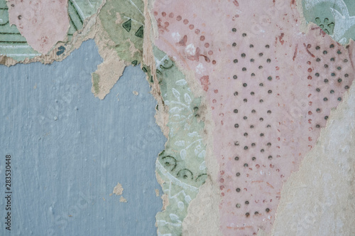 old vintage wallpaper. grunge background