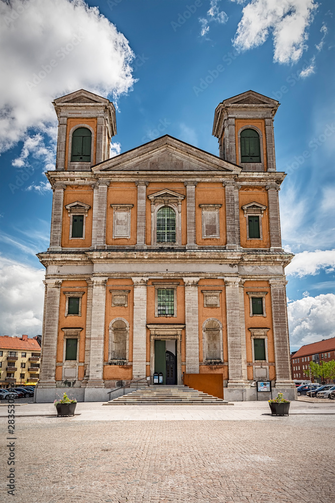 Obraz premium Karlskrona Fredrik Church Frontage