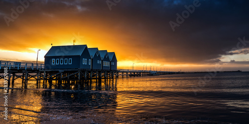 Sunset jetty pier © M
