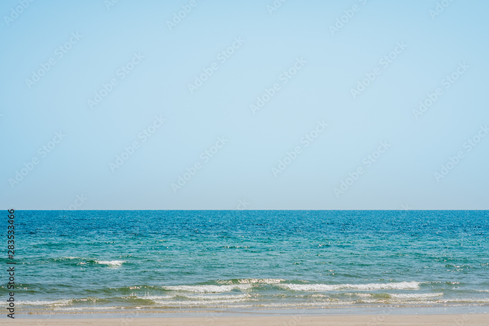 Sand beach and wave background Sand beach and wave background