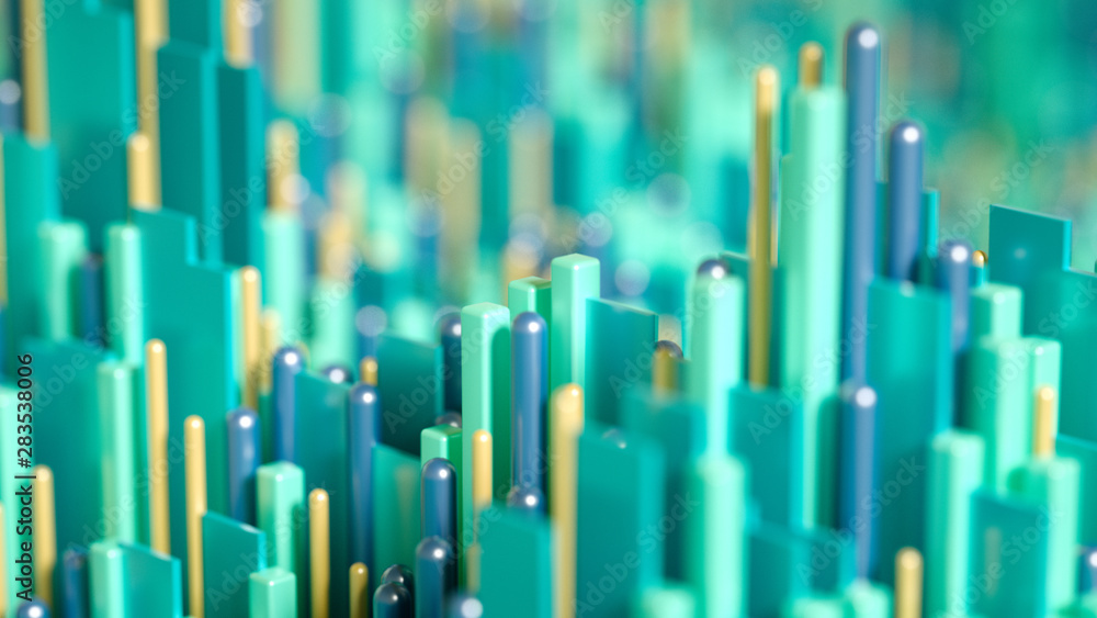 Techno high-tech background, geometry, cube, abstraction. 3d illustration, 3d rendering. Techno high-tech background, geometry, cube, abstraction. 3d illustration, 3d rendering.