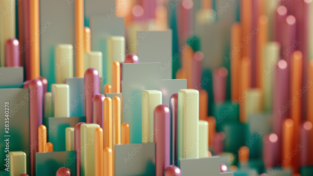 Techno high-tech background, geometry, cube, abstraction. 3d illustration, 3d rendering. Techno high-tech background, geometry, cube, abstraction. 3d illustration, 3d rendering.