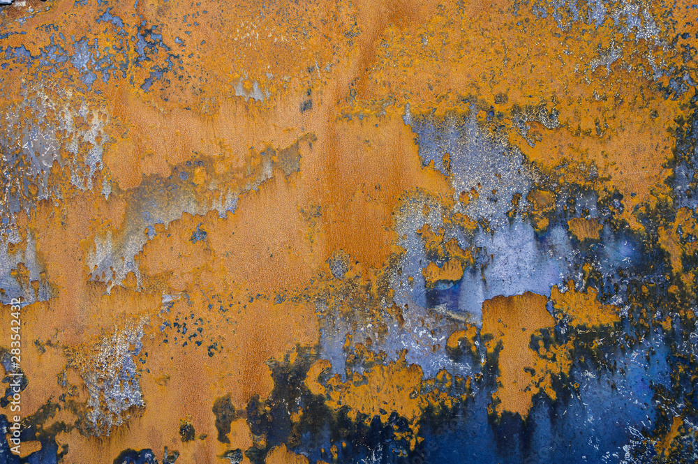 Rusty metal texture as industrial abstract background. Rusty metal texture as industrial abstract background.