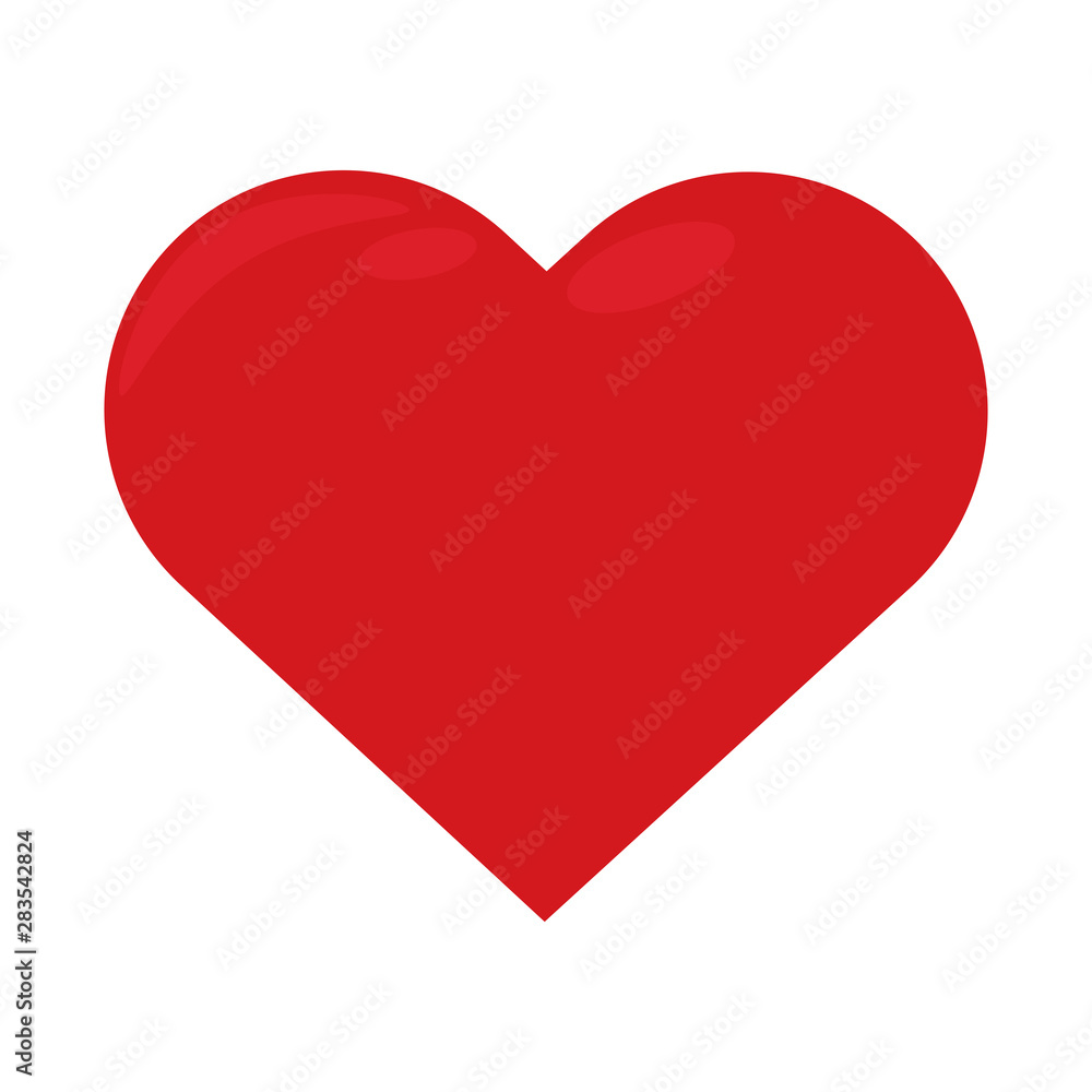 love heart romantic valentine cartoon