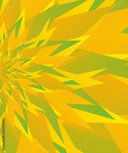 Abstract background in yellow tones. Flower concept