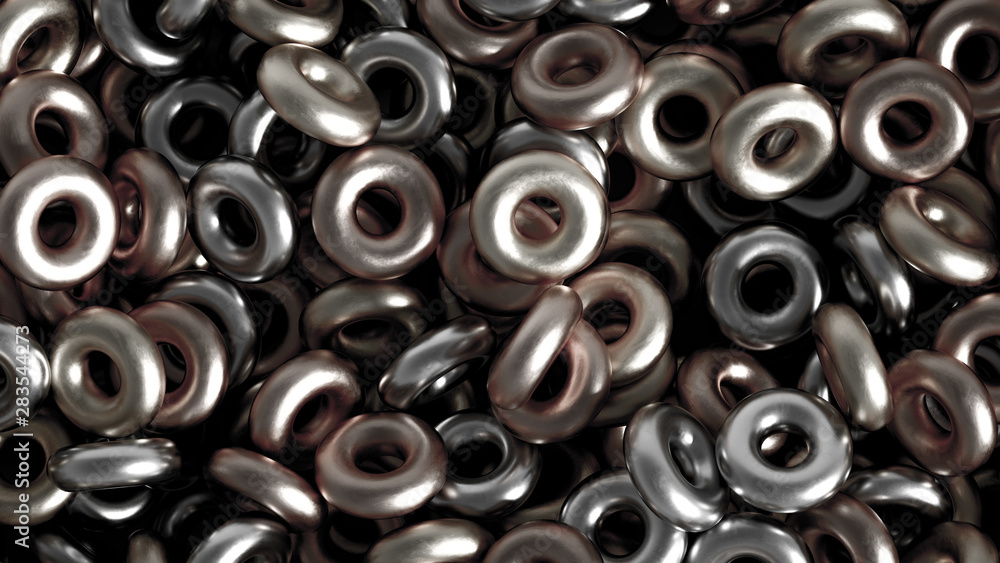 Metal background ring detail. 3d illustration, 3d rendering. Metal background ring detail. 3d illustration, 3d rendering.