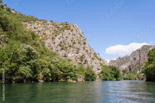 Panorama of the canyon Matka in Macedonia © zaoark