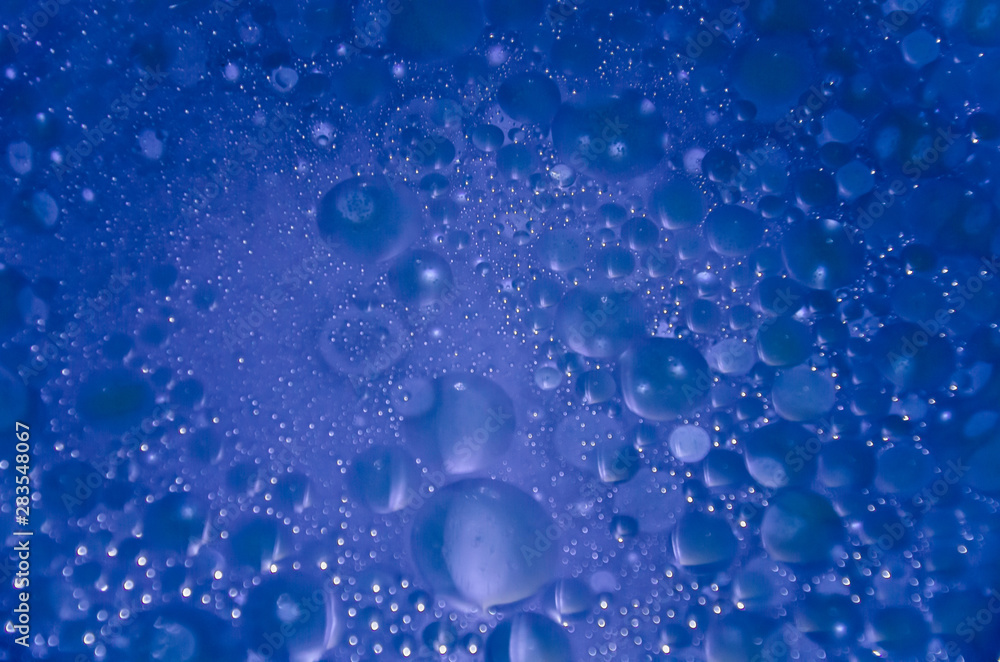 Abstract bubbles blue bokeh background Abstract bubbles blue bokeh background