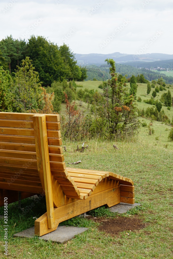 Obraz premium Wanderbank