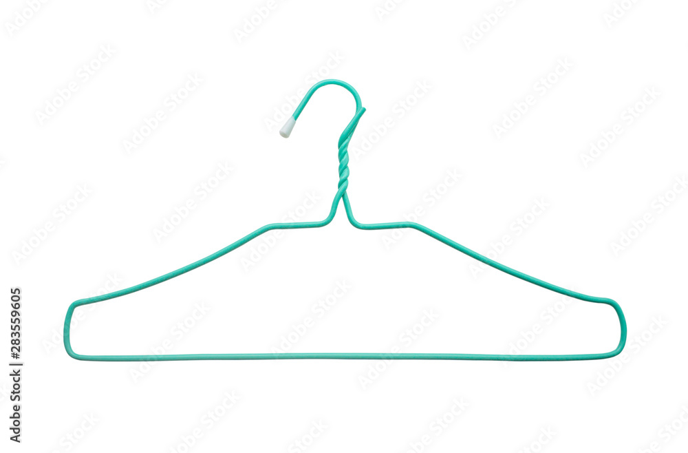 plastic hanger Isolated white background plastic hanger Isolated white background