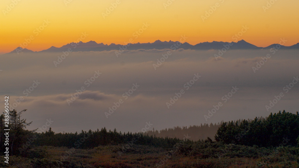 Beskid Żywiecki - Carpathians Mountains Beskid Żywiecki - Carpathians Mountains