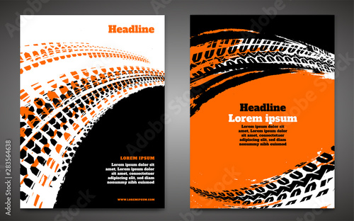 Grunge Tire Poster Set