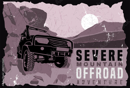 Motorsport event poster