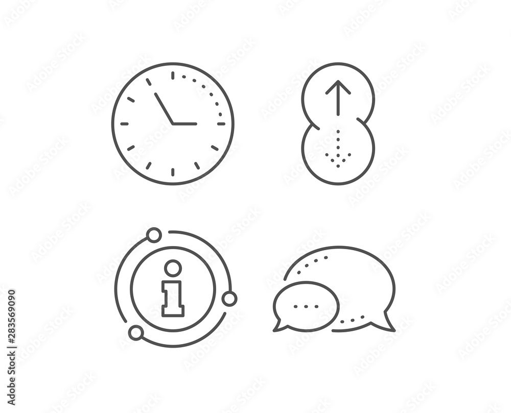 Swipe up line icon. Chat bubble, info sign elements. Scrolling arrow sign. Landing page scroll symbol. Linear swipe up outline icon. Information bubble. Vector Swipe up line icon. Chat bubble, info sign elements. Scrolling arrow sign. Landing page scroll symbol. Linear swipe up outline icon. Information bubble. Vector