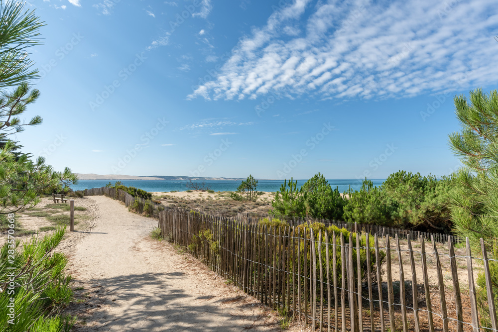 Fototapeta premium CAP FERRET (Bassin d'Arcachon, France), la pointe