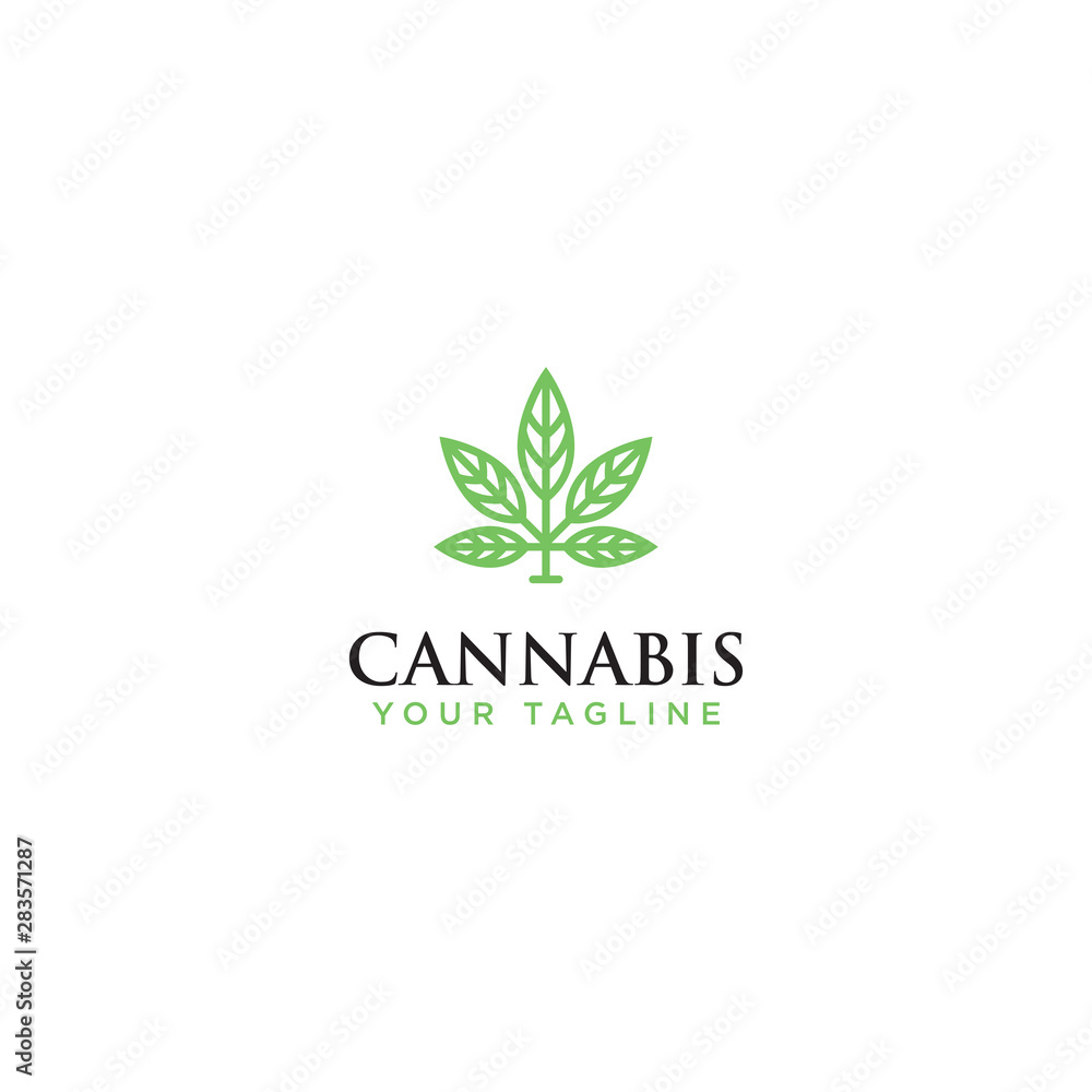 Marijuana Design Logo health icon, Vector Template - Vector Marijuana Design Logo health icon, Vector Template - Vector