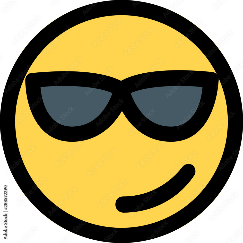 cool expression emoji wearing sunshades shared online cool expression emoji wearing sunshades shared online