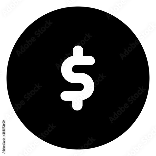 Dollar money symbol coin, banking and investment