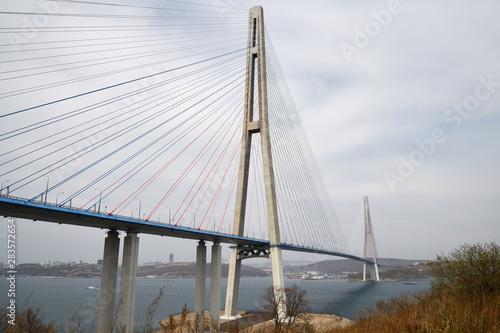  Vladivostok, Russia. Russian Bridge © Oleg Znamenskiy
