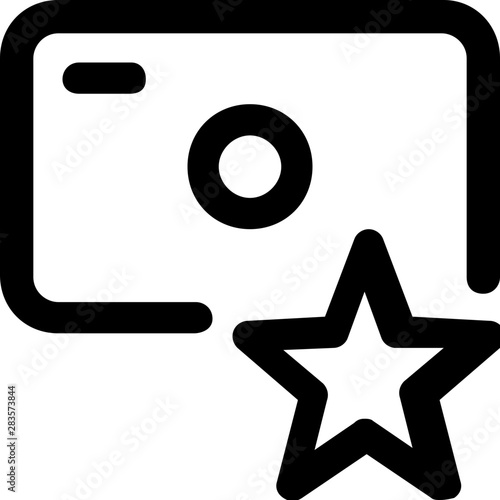Favorite card with starred for frequent payment