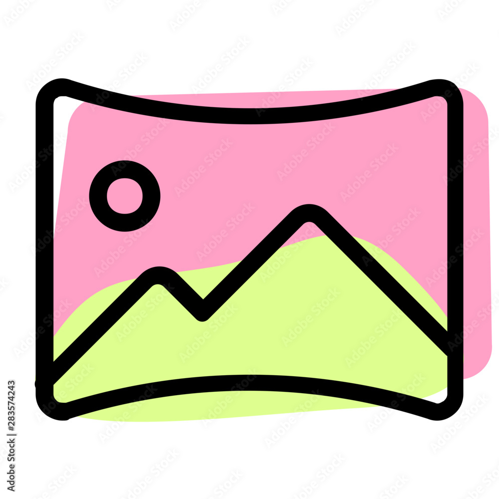 Panorama concave wide photo layout mode photography Panorama concave wide photo layout mode photography