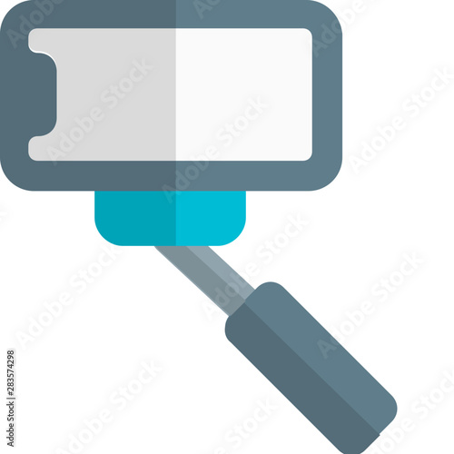 Smartphone selfie stick with multiple axis gimbal