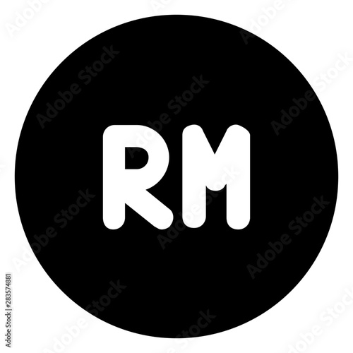 Ringgit coin symbol with sen a lower domination value