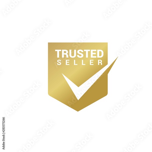 Trusted Seller Logo Design Vector Template