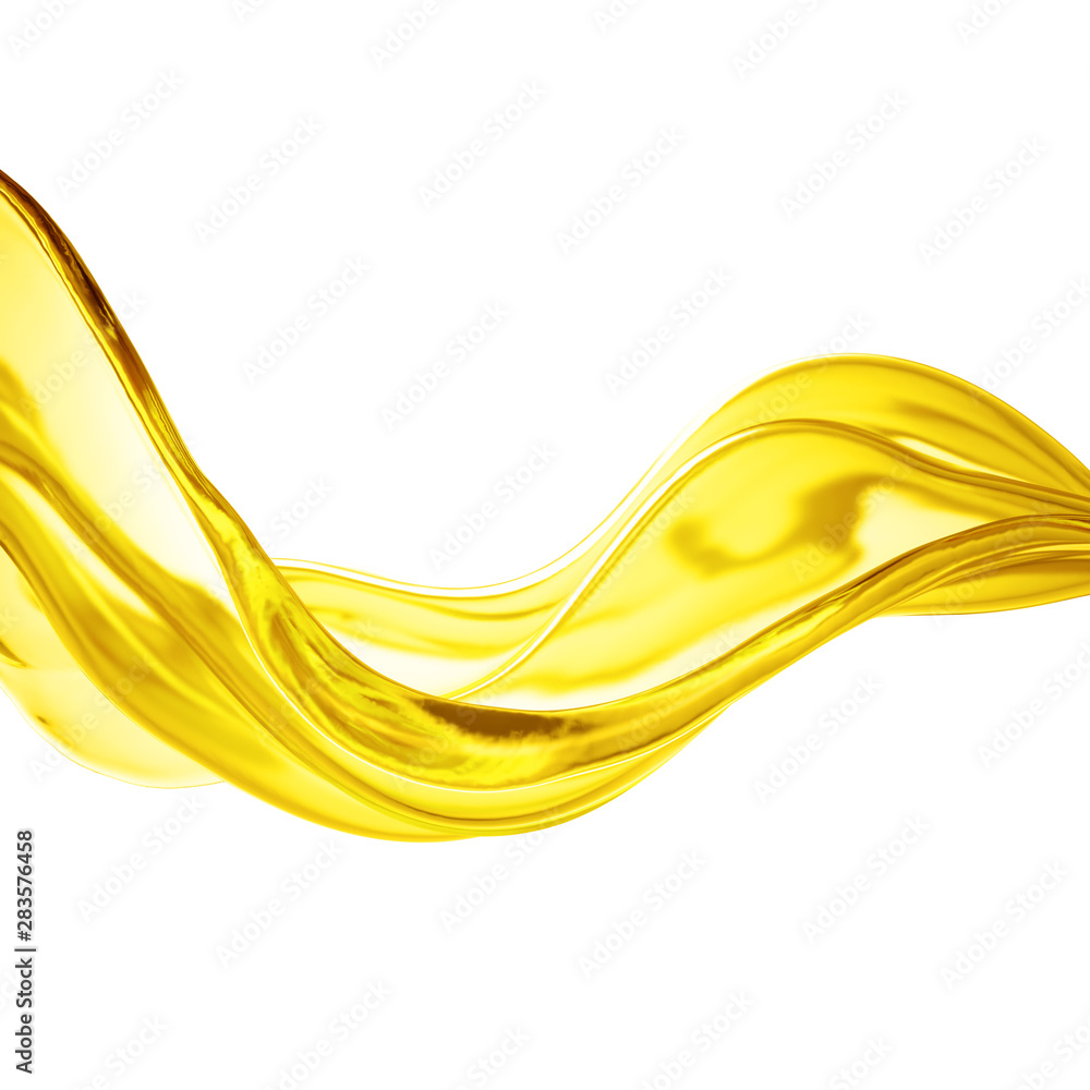 Splash oil 3d illustration, 3d rendering. Splash oil 3d illustration, 3d rendering.