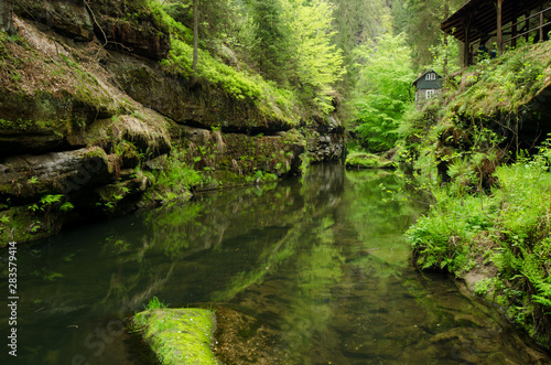 Edmund s Gorge  Edmundova sout  ska   Bohemian Switzerland  Czech Republic