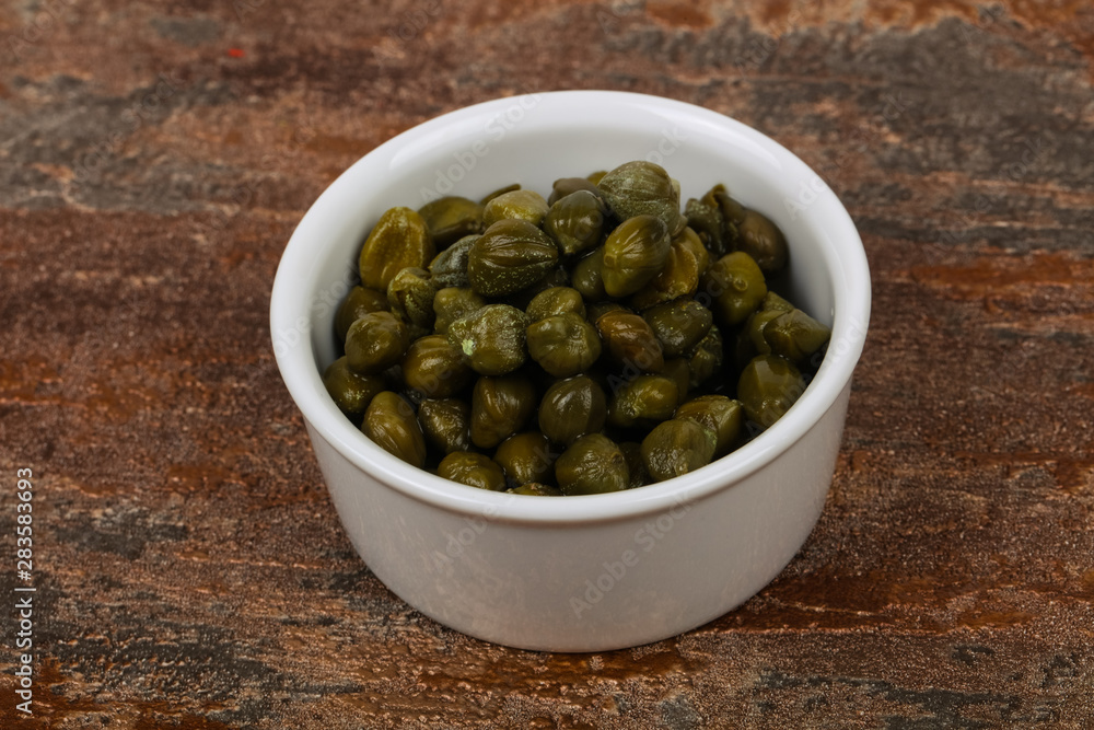Capers in the bowl Capers in the bowl