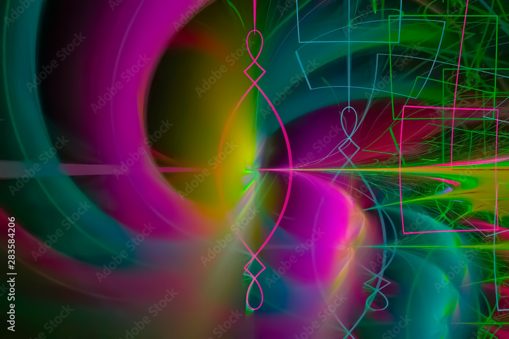 Obraz premium abstract fractal fantasy design background