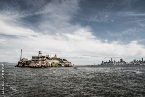 View of the Alcatraz Island, San Francisco, California