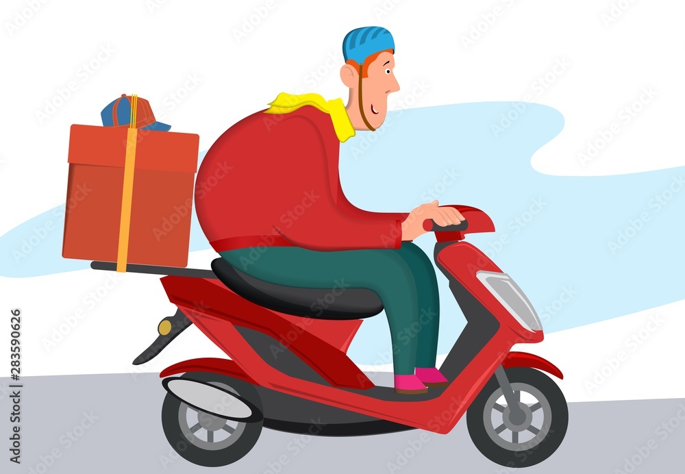 Different options for delivery service. Vector illustration Different options for delivery service. Vector illustration