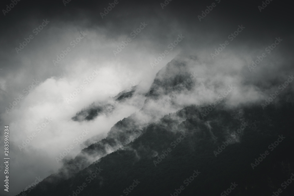 Cloud in the mountains Cloud in the mountains