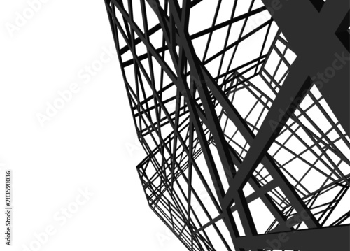 structure building construction. Industrial background