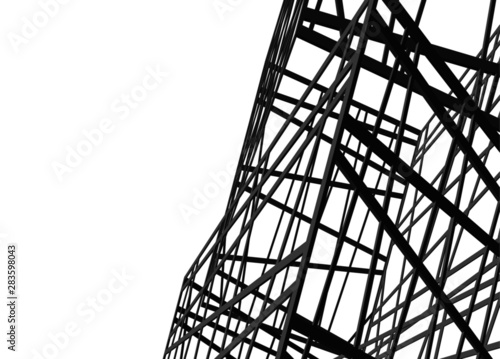 structure building construction. Industrial background
