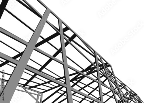 structure building construction. Industrial background
