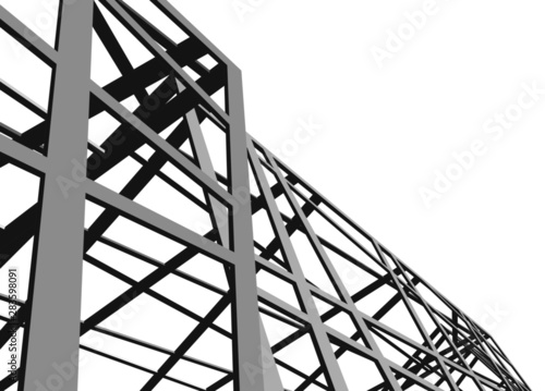 structure building construction. Industrial background