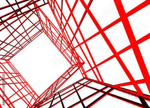 structure building construction. Industrial background