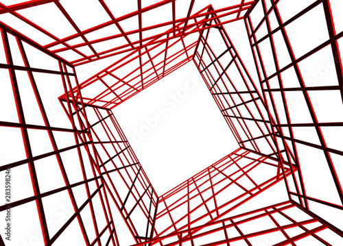 structure building construction. Industrial background