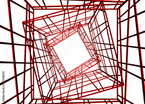 structure building construction. Industrial background
