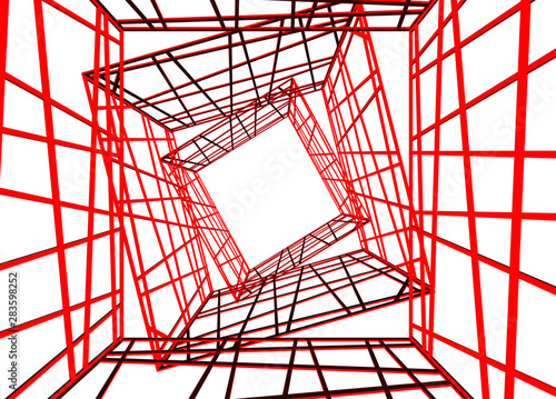 structure building construction. Industrial background