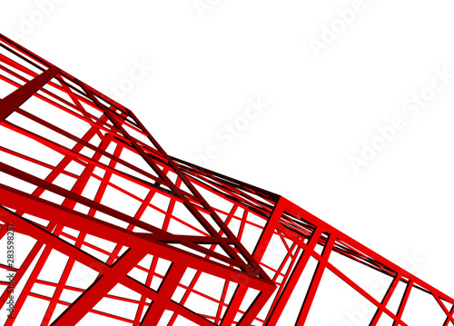 structure building construction. Industrial background