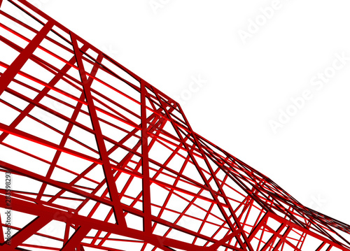 structure building construction. Industrial background