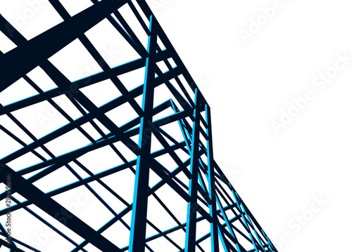 structure building construction. Industrial background