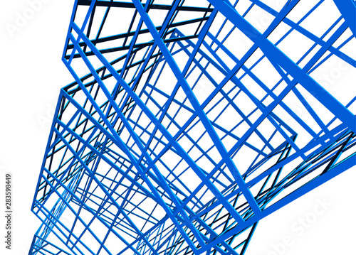 structure building construction. Industrial background