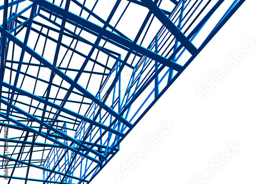 structure building construction. Industrial background
