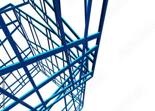 structure building construction. Industrial background