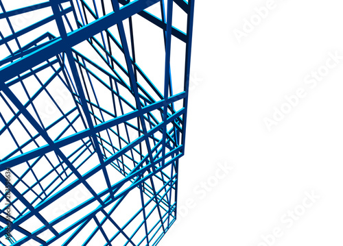 structure building construction. Industrial background